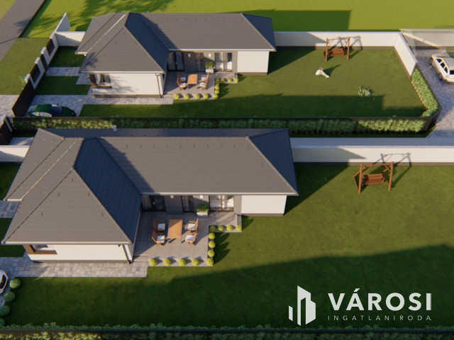 Modern, hőszivattyús, 95 m2-es családi ház népszerű helyen