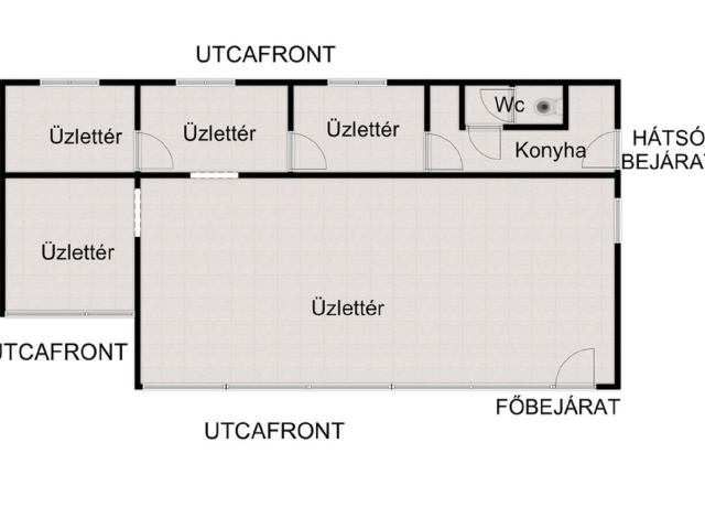 Remek elhelyezkedéssel üzlethelység Székesfehérváron!