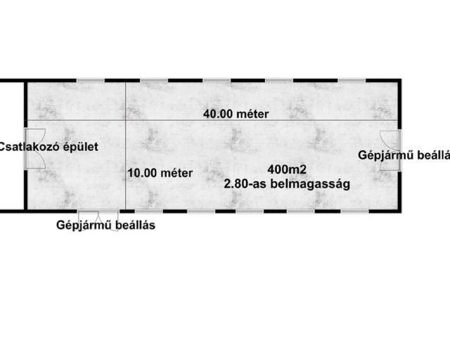 Több részre is osztható raktár Bagon!