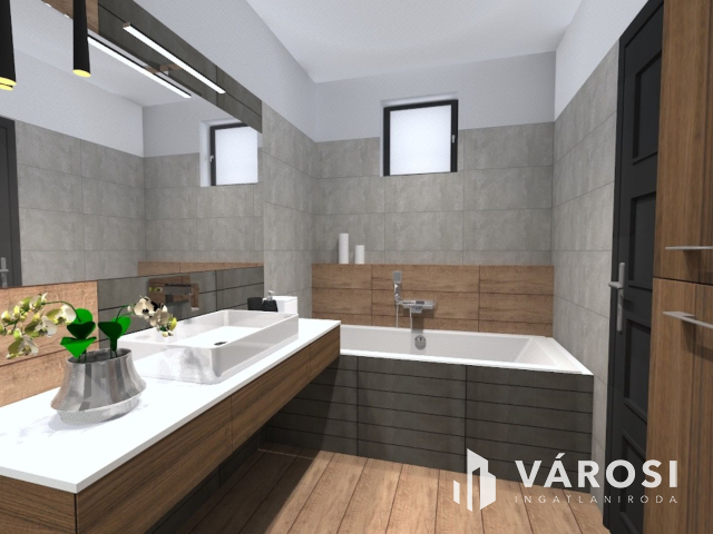 Stílusos otthon nagy terasszal új lakóparkban