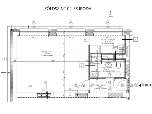 Újonnan kialakított irodaházban bérelhető irodák