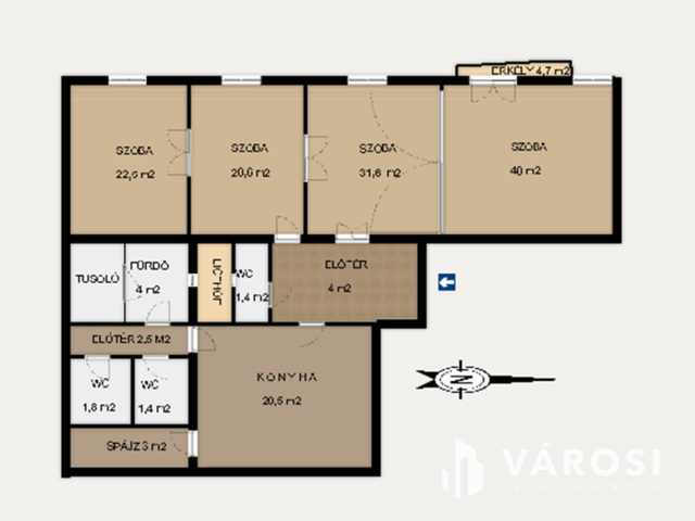 Szegeden a belvárosban