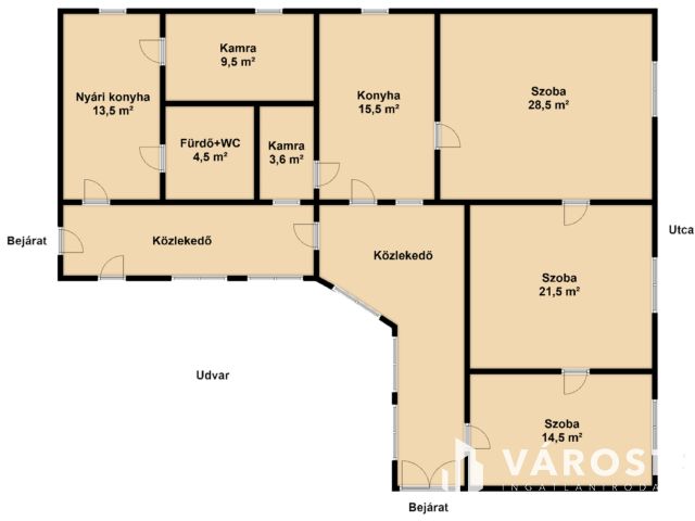 Békéssámsoni, 3 szobás családi ház