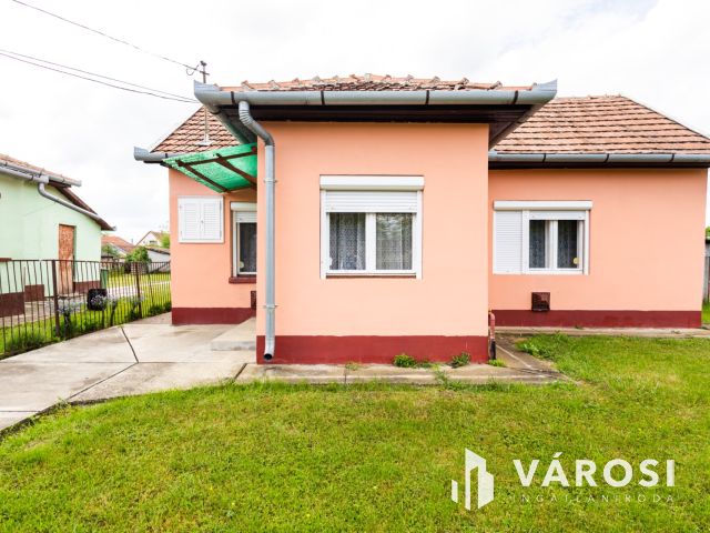 Jó szerkezetű kis ház tágas telekkel a folyóparton