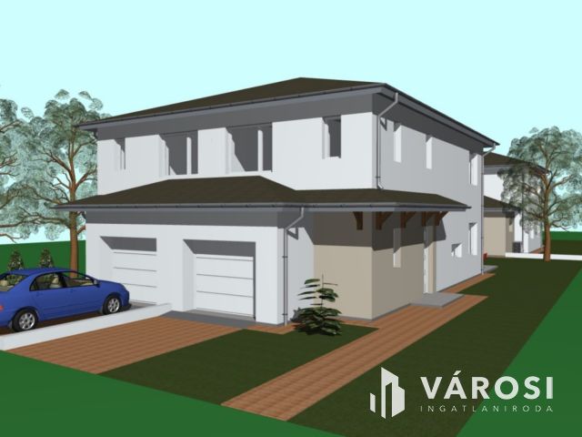 Új építésű ikerfél csendes utcában eladó