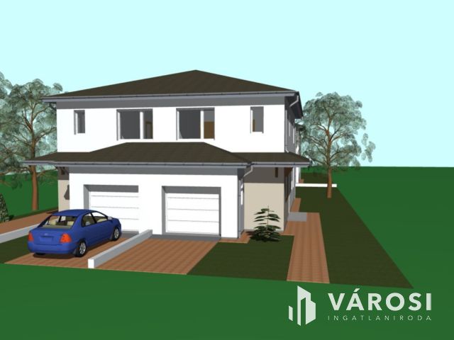 Új építésű ikerfél csendes utcában eladó