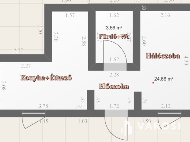 Budapesti felújított lakás.