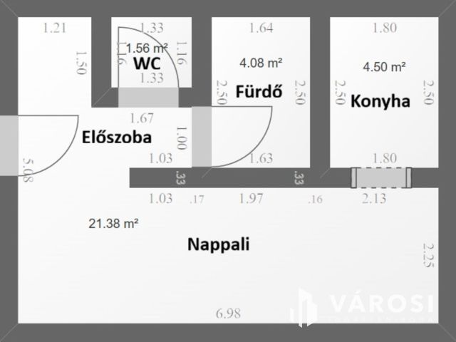 Felújított kislakás Tökölön