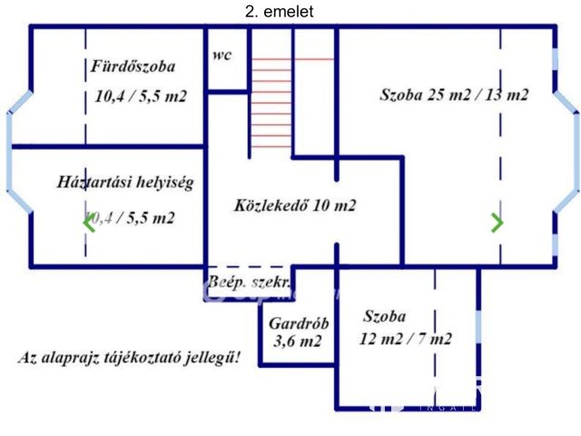 Modern stílusú ikerház, egyedi bútorokkal a belvárosban