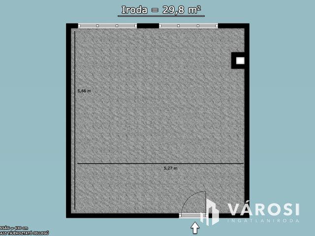 Kiadó iroda a Váci úton, rezsivel együtt. Ingyenes parkolás