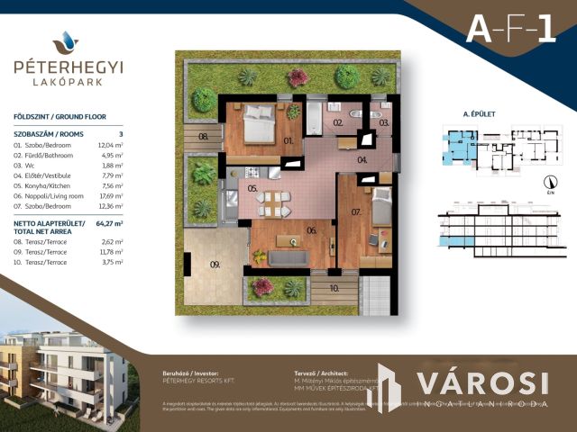 Kulcsrakész lakás Péterhegyen L-F-1