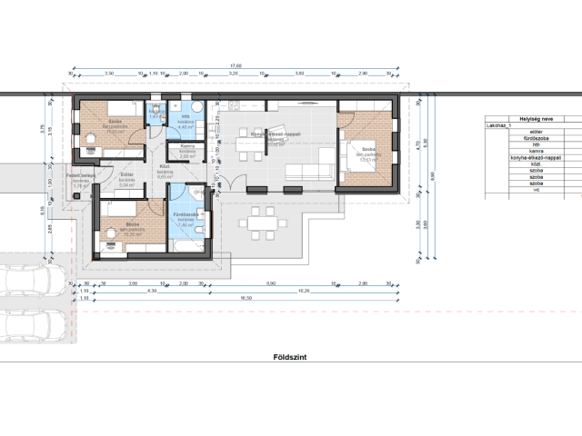 Modern, hőszivattyús, 95 m2-es családi ház népszerű helyen