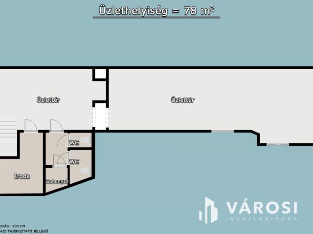 Eladó jó hozamú üzlethelyiség Óbudán