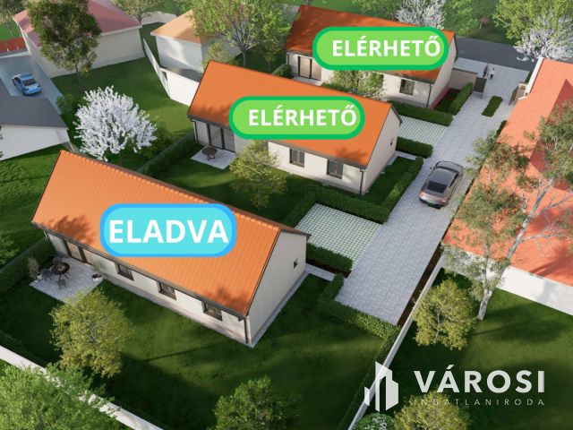 Új építésű, prémium, 91 m2-es családi ház kerttel eladó