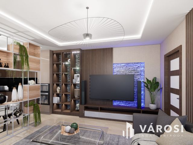 Modern, hőszivattyús, 106 m2-es családi ház népszerű helyen