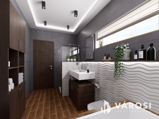 Modern, hőszivattyús, 106 m2-es családi ház népszerű helyen