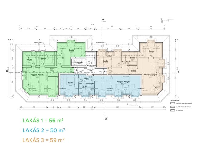 Eladó társasház Gödön: 4 üzlet + 3 lakás