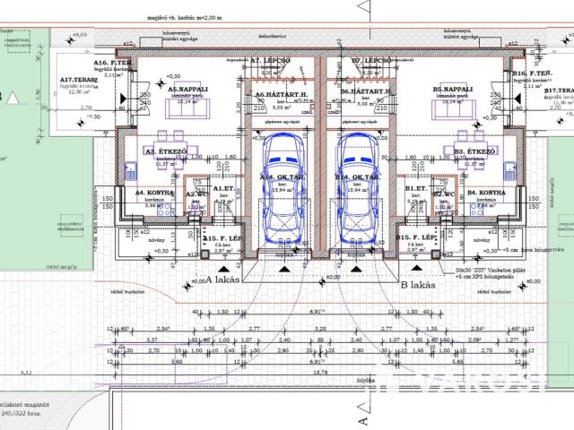 Épülő ikerház EBESEN