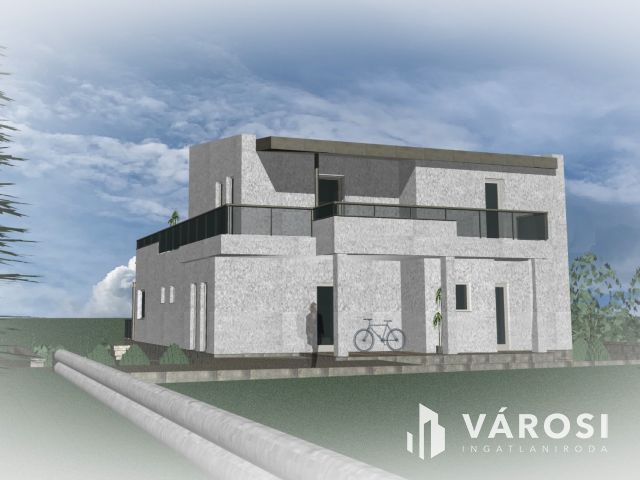 Új építésű ikerház balatoni panorámával