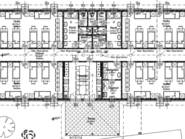 Munkásszálló eladó az ipari-parktól 1 percre Makón.