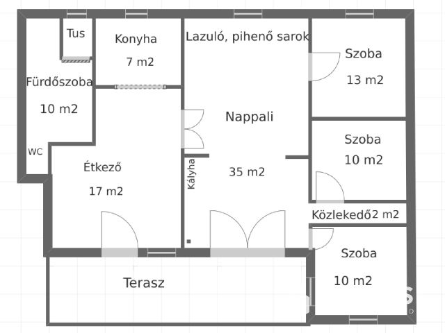 Tágas lakás kertrésszel kiváló helyen Vásárhelyen