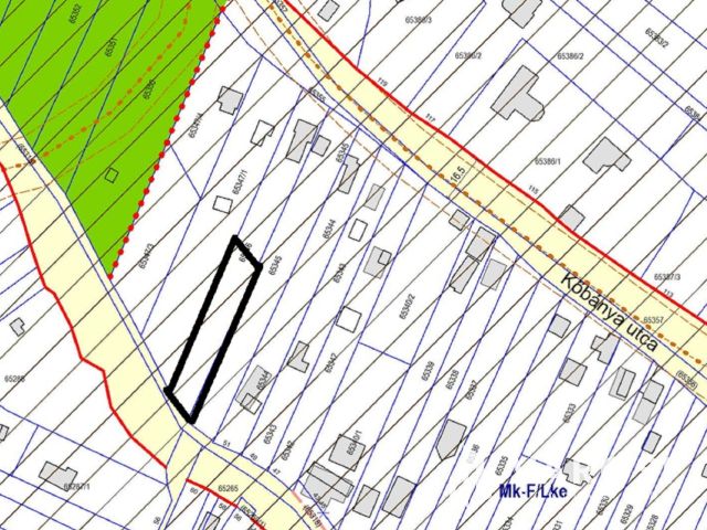 Zártkerti telek Békásmegyer felett!