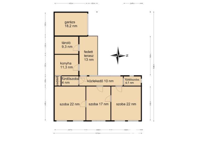 Tágas terek, jó szerkezet, belváros közeli lokáció
