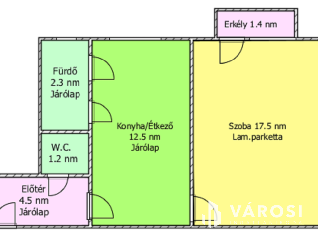 Budapesti úton 1 szobás, erkélyes lakás eladó!