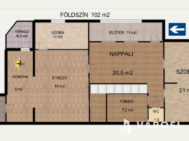 Vásárhelyen, Újvároson 6 szobás családház ajánlat.