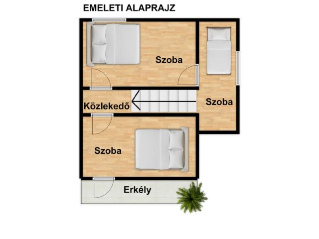 Remek házrész központi elhelyezkedéssel Szigethalmon!