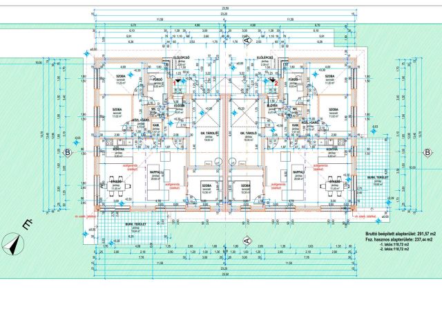 Ikerházak Debrecen-Pallag közkedvelt csendes utcájában