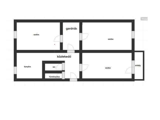 Derék utcán eladó egy  felújított, panorámás lakás