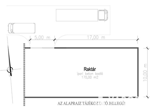 Kiadó raktár csarnok Hódmezővásárhelyen