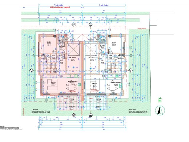 Debrecen csendes kertvárosi részén ELADÓ IKERHÁZ