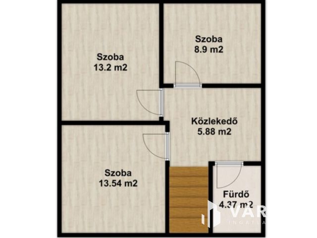 Kétszintes ötszobás-tégla falazatú családi ház Jamina elején
