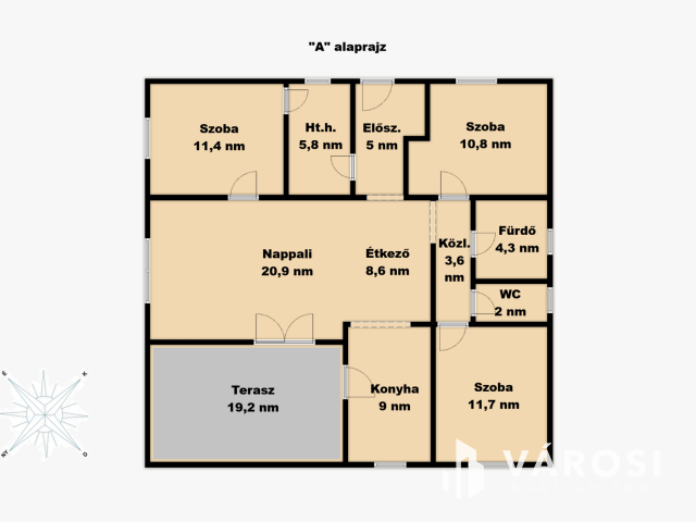 Új építésű családi házak a legújabb kertvárosban