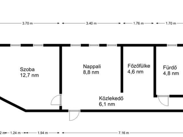 Kiadó stúdiólakás a belváros közepén