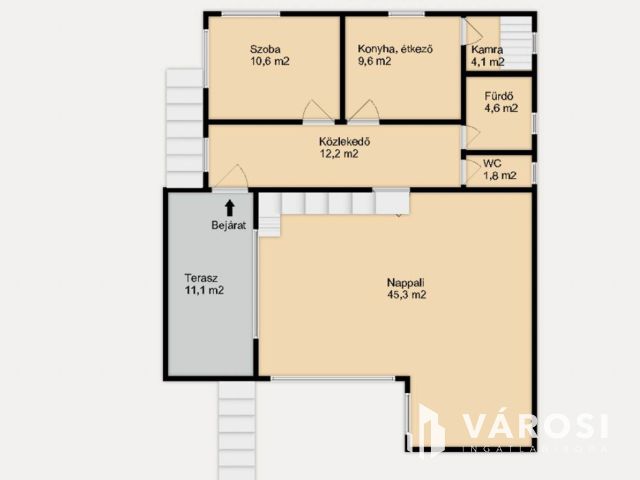 Napfényes otthon Pécelen, hatalmas alagsorral