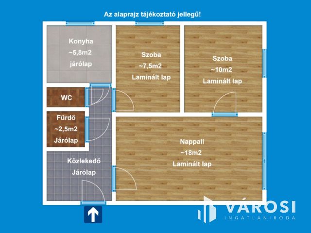 Negyedik emeleti csendes panel lakás