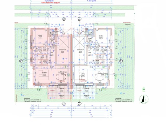 Debrecen egyik legkedveltebb kertvárosi részén ELADÓ IKERHÁZ