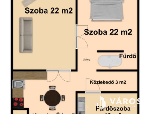 Extra lakás a belvárosban kiadó.