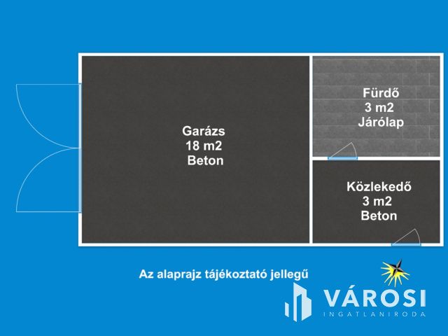 Eladó utca fronti garázs a Jakab Lajosba