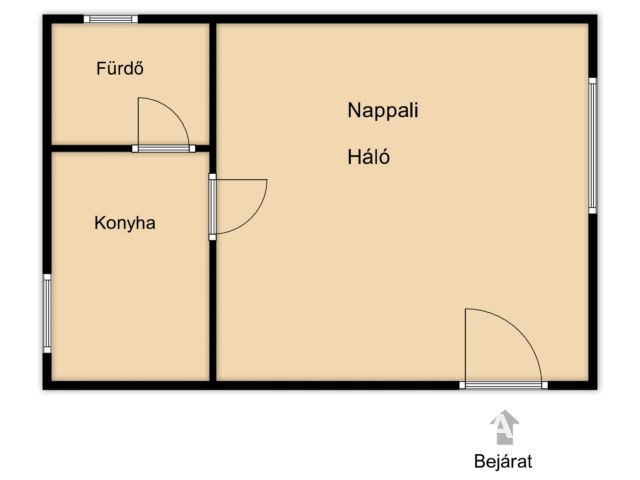 Takaros téliesített kis családi házikó igényes párnak kiadó