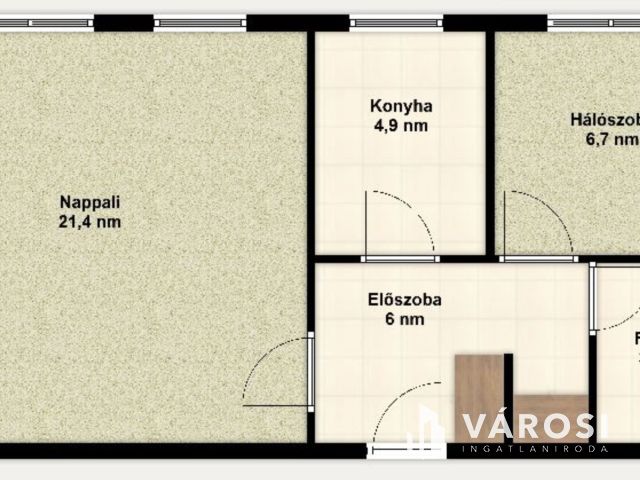 Eladó 42 m²-es lakás Veszprémben