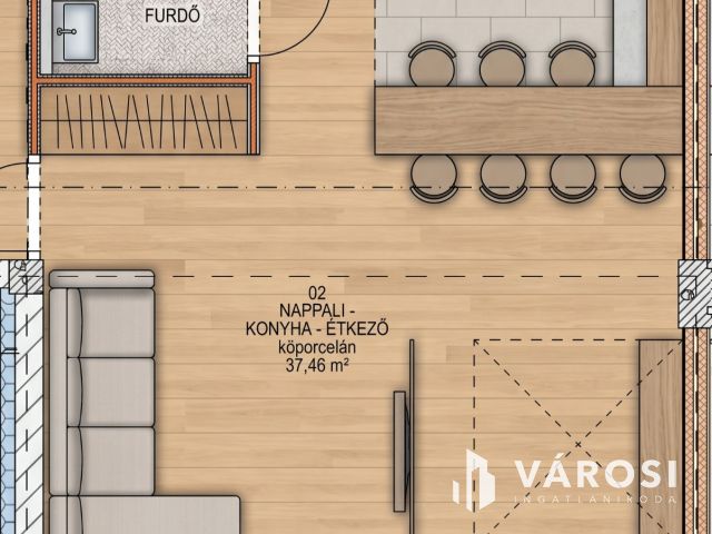 Nagy nappalis első emeleti újépítésű lakás eladó