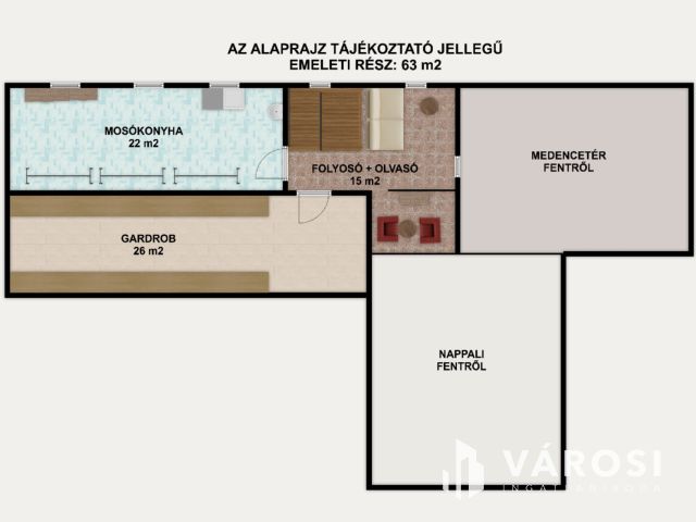Különleges mediterrán ház belső medencével eladó