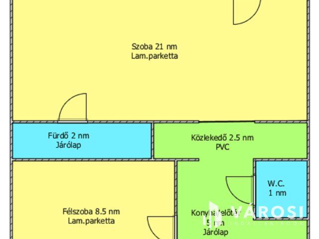 Rákóczi úton 2. emeleti, nagy erkélyes lakás eladó!