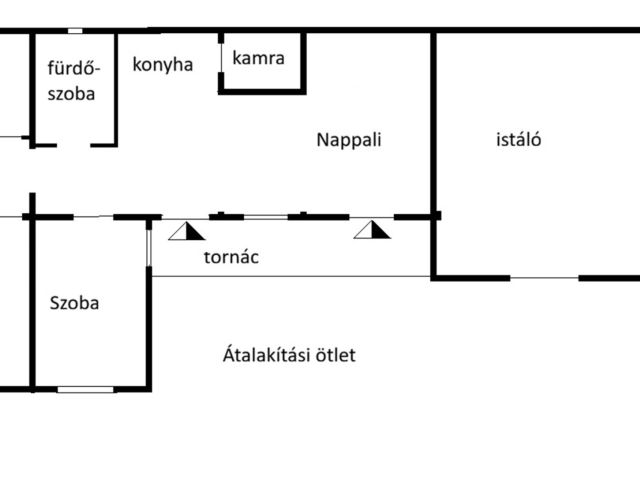 Jó adottságú ház Bükfürdőhöz közel, Bőben