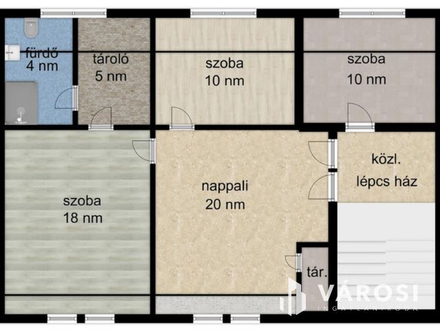 Belvárosi 6 szobás magánház KIADÓ !