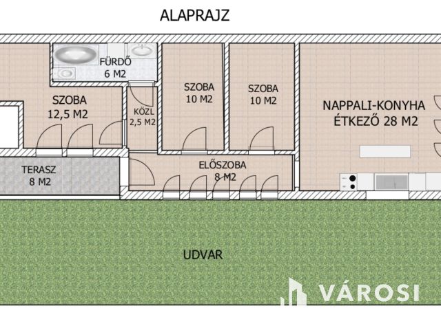 Legyen az első bérlője 80 m2 kertkapcsolatos házrésznek